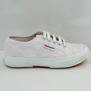 SUPERGA Kids 2750 Classic Lace-Up Sneaker in White